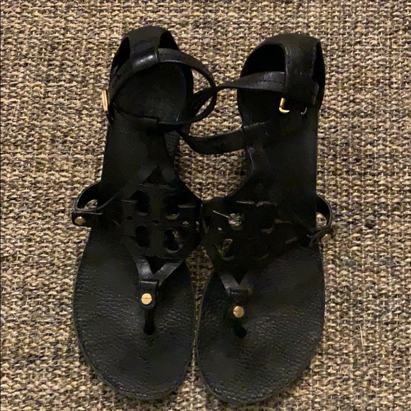 Tory Burch Shoes - Tory Burch wedge sandal 7.5